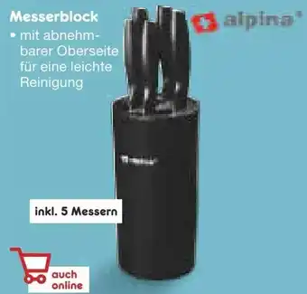 Netto Marken-Discount Alpina Messerblock Angebot