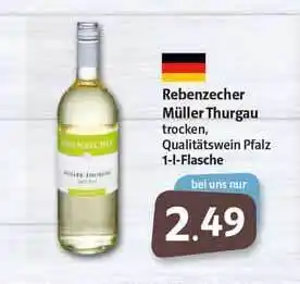 Markant Rebenzecher Müller Thurgau Angebot