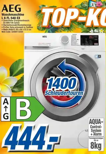 K+B Expert AEG Waschmaschine L6FL548EX Angebot