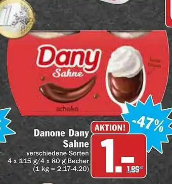 AEZ Danone Dany Sahne Angebot