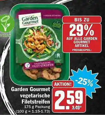 AEZ Garden Gourmet Vegetarische Filetstreifen Angebot