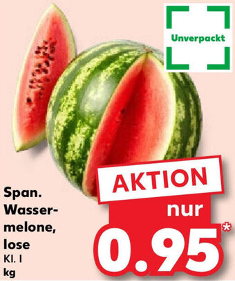 Kaufland Span. Wassermelone, lose Angebot
