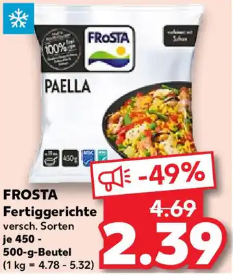 Kaufland FROSTA Fertiggerichte 450-500 g Beutel Angebot