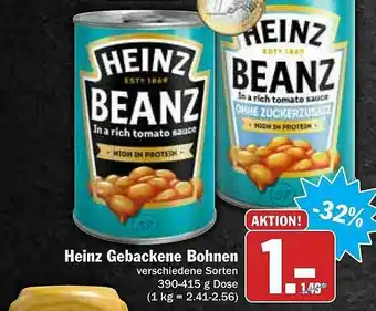 AEZ Heinz Gebackene Bohnen Angebot