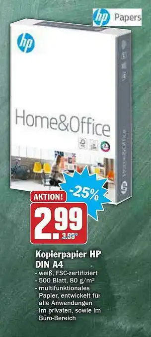 AEZ Kopierpapier Hp Din A4 Angebot