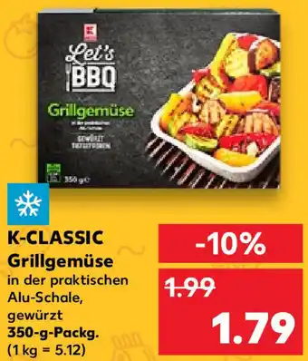 Kaufland K-CLASSIC Grillgemüse 350 g Packg. Angebot