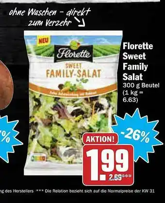 AEZ Florette Sweet Family Salat Angebot