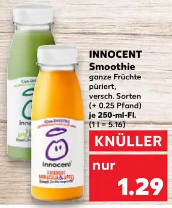 Kaufland INNOCENT Smoothie 250 ml Fl. Angebot