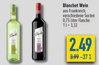 diska Blanchet Wein 750ml Angebot