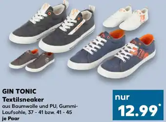 Kaufland GIN TONIC Textilsneaker Angebot