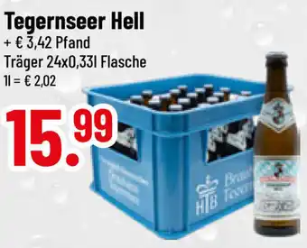 trinkgut Tegernseer Hell 24x0,33 L Flasche Angebot