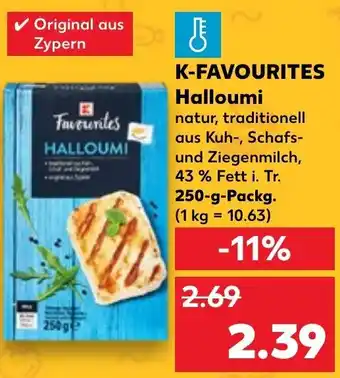 Kaufland K-FAVOURITES Halloumi 250 g Packg. Angebot