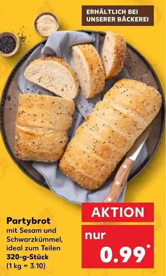 Kaufland Partybrot 320 g Stück Angebot