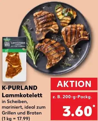 Kaufland K-PURLAND Lammkotelett 200 g Packg. Angebot