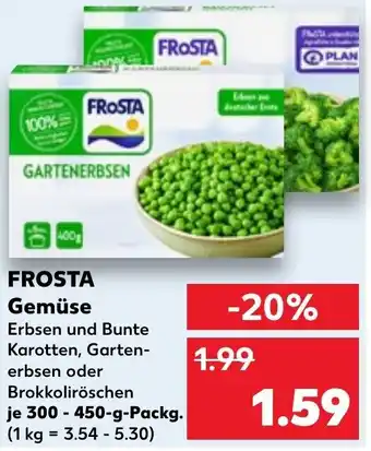 Kaufland FROSTA Gemüse 300-450 g Packg. Angebot