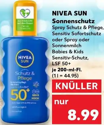 Kaufland NIVEA SUN Sonnenschutz 200 ml Fl. Angebot