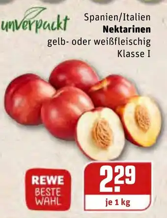 REWE Nektarinen 1kg Angebot