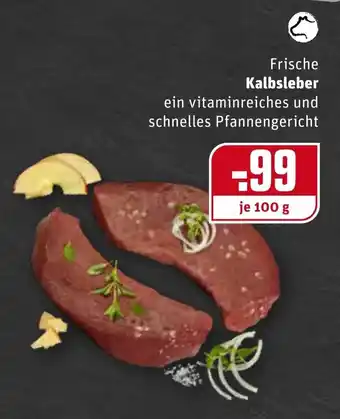 REWE Frische Kalbsleber 100g Angebot