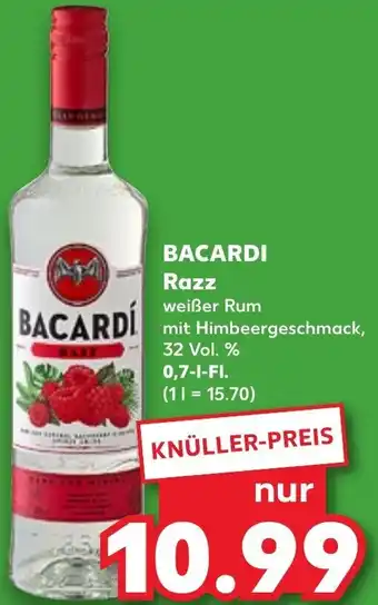 Kaufland BACARDI Razz 0,7 l-Fl. Angebot