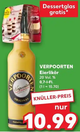 Kaufland VERPOORTEN Eierlikör 0,7 L-Fl. Angebot