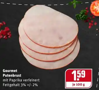 REWE Gourmet Putenbrust 100g Angebot