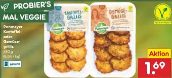 Netto Marken-Discount Pahmeyer Kartoffel oder Gemüse grillis 280 g Angebot