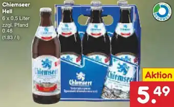 Netto Marken-Discount Chiemseer Hell 6 x 0,5 Liter Angebot