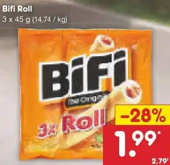 Netto Marken-Discount Bifi Roll 3x45 g Angebot