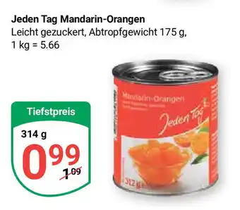 Globus Jeden Tag Mandarin-Orangen 314g Angebot