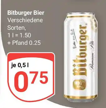 Globus Bitburger Bier 500ml Angebot