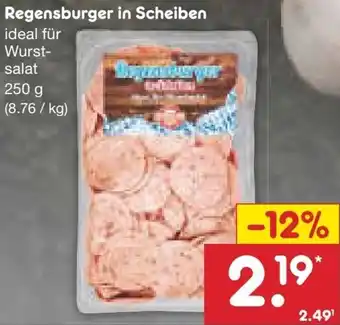 Netto Marken-Discount Regensburger in Scheiben 250 g Angebot