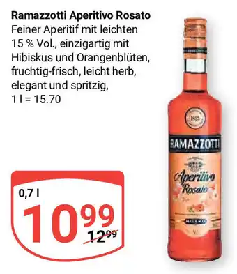 Globus Ramazzotti Aperitivo Rosato 700ml Angebot