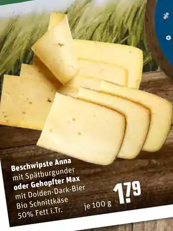 REWE Beschwipste Anna oder Gehopter Max 100g Angebot