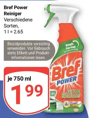 Globus Bref Power Reiniger 750ml Angebot