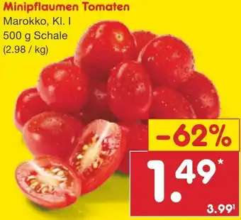 Netto Marken-Discount Minipflaumen Tomaten 500 g Schale Angebot