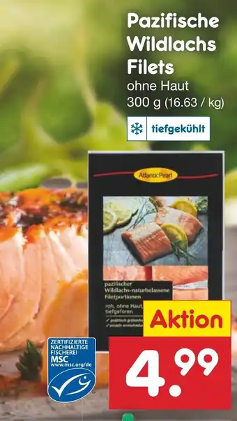 Netto Marken-Discount Pazifische Wildlachs Filets 300 g Angebot