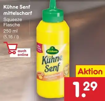 Netto Marken-Discount Kühne Senf mittelscharf 250 ml Angebot