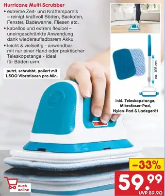 Netto Marken-Discount Hurricane Multi Scrubber Angebot