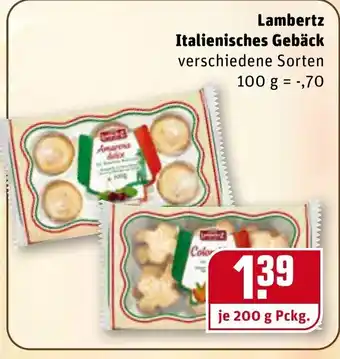 REWE Lambertz Italienisches Gebäck 200g Angebot