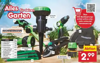 Netto Marken-Discount BRÜDER MANNESMANN Wassertechnik Angebot