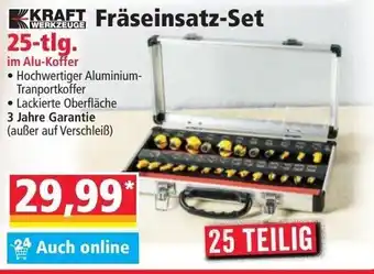 Norma Kraft Werkzeuge Fräseinsatz-Set Angebot