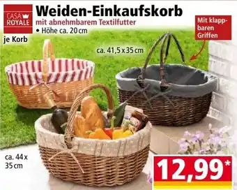 Norma CASA ROYALE Weiden-Einkaufskorb Angebot