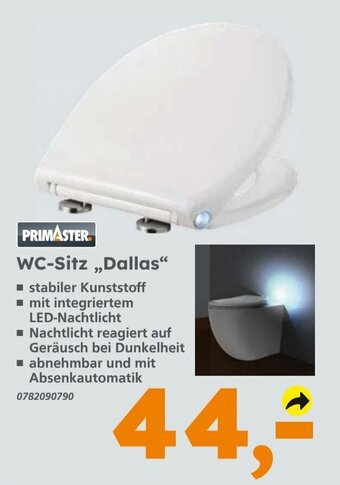 Globus Baumarkt PRIMASTER WC-Sitz ,,Dallas" Angebot