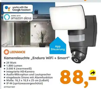 Globus Baumarkt LEDVANCE Kameraleuchte „Endura WiFi + Smart" Angebot