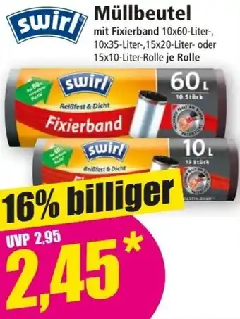 Norma swirl Müllbeutel Angebot