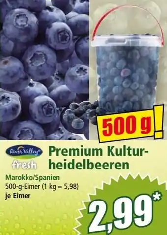 Norma River Valley Premium Kulturheidelbeeren 500-g-Eimer Angebot