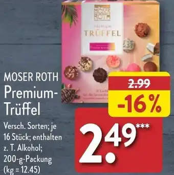 Aldi Nord MOSER ROTH Premium-Trüffel 200 g Packung Angebot