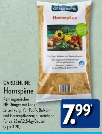 Aldi Nord GARDENLINE Hornspäne Angebot