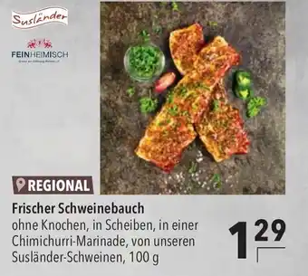 CITTI Markt Frischer Schweinebauch 100 g Angebot