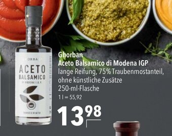 CITTI Markt Ghorban Aceto Balsamico di Modena IGP 250ml Angebot